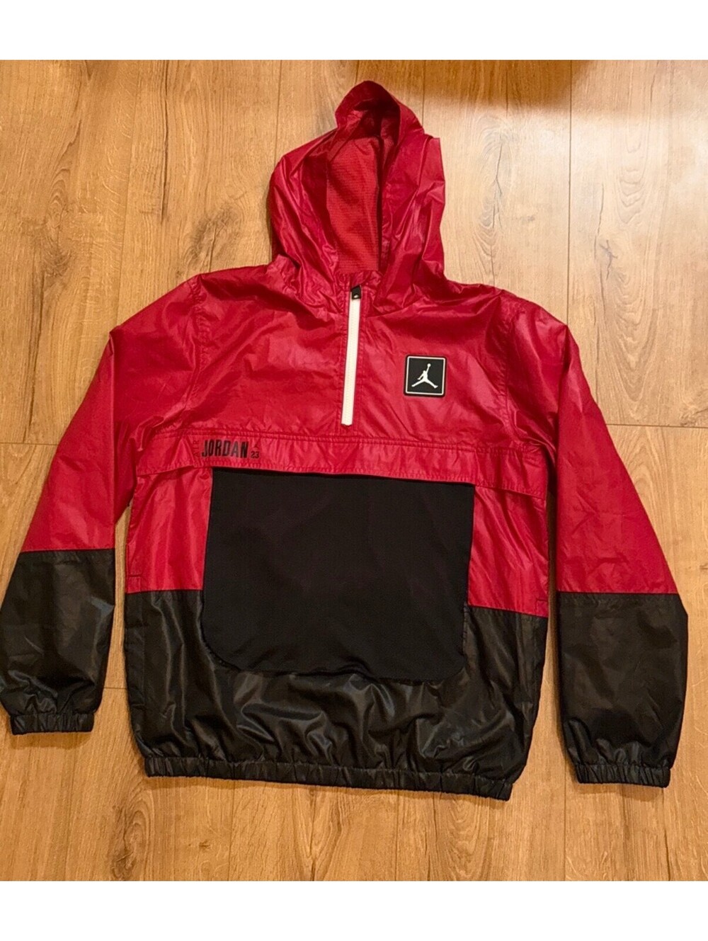 Nike Air Jordan Windbreaker Anorak Jacket - Kids XL Half Zip